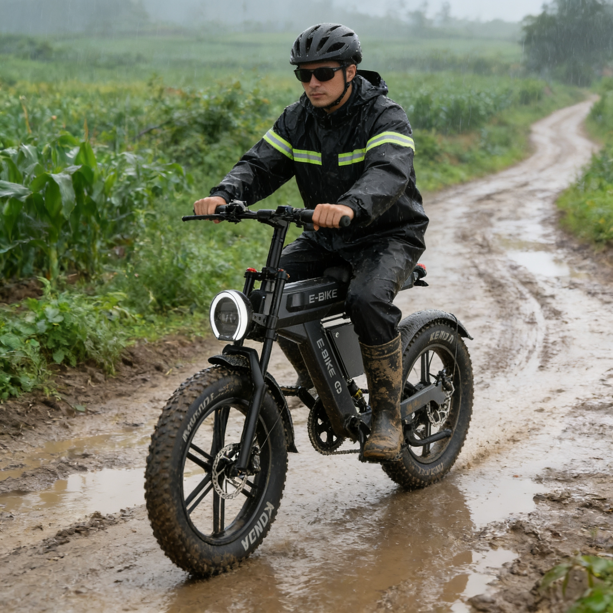 (NEW)C9 1000W Electric Bike – High Speed & Long Range Moped-Style E-Bike