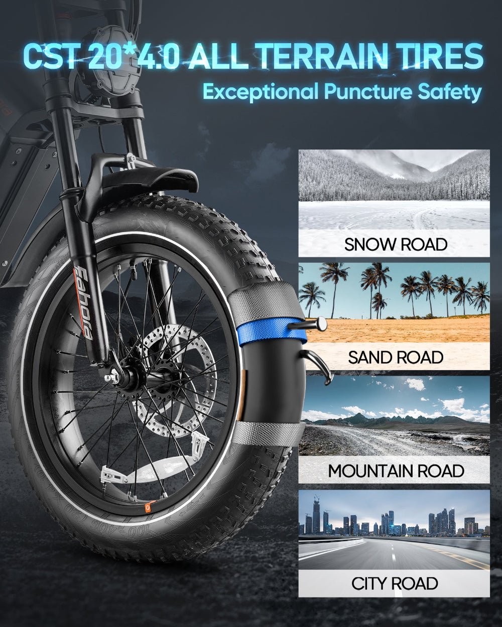 20inch fat tire electric bike eahora Juliet ebike