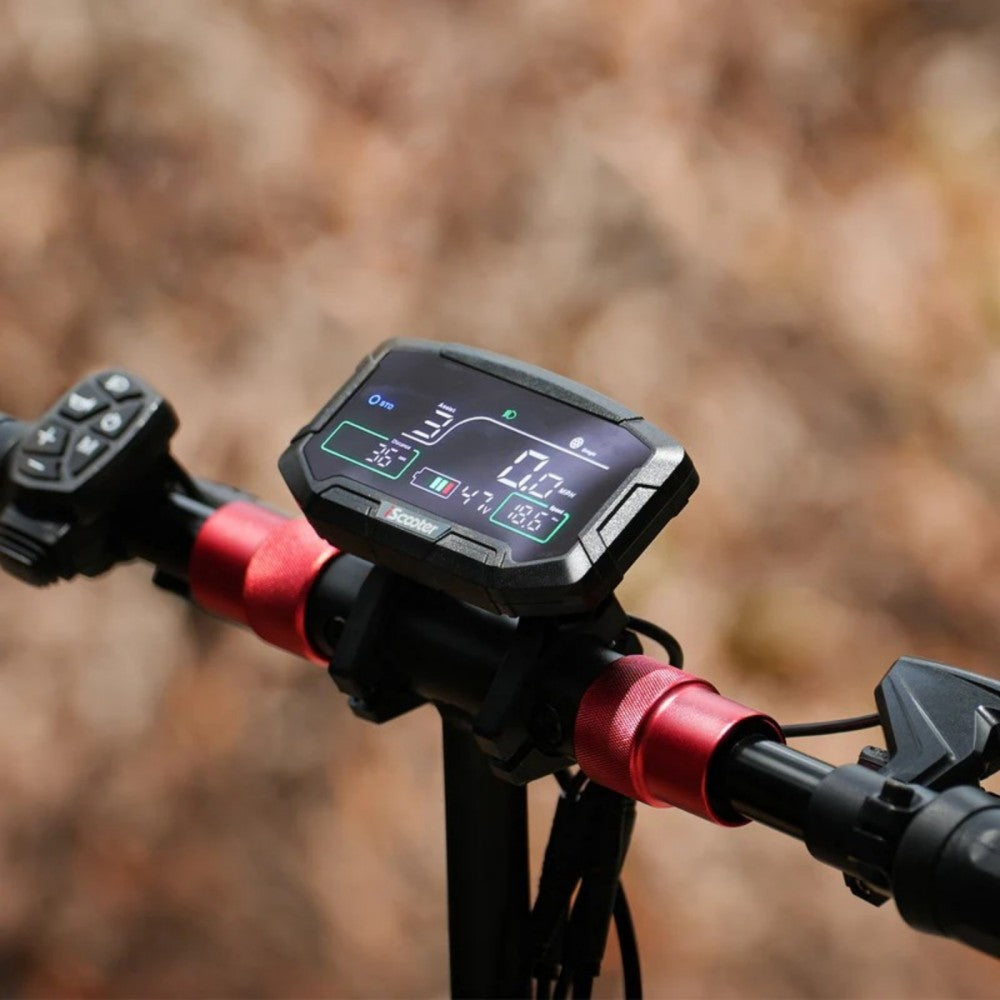 2400W dual motor electric scooter ix8 display