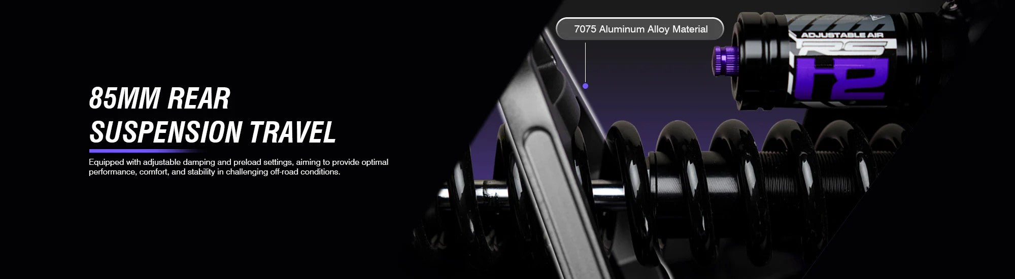 79bike falcon pro 85mm rear suspension