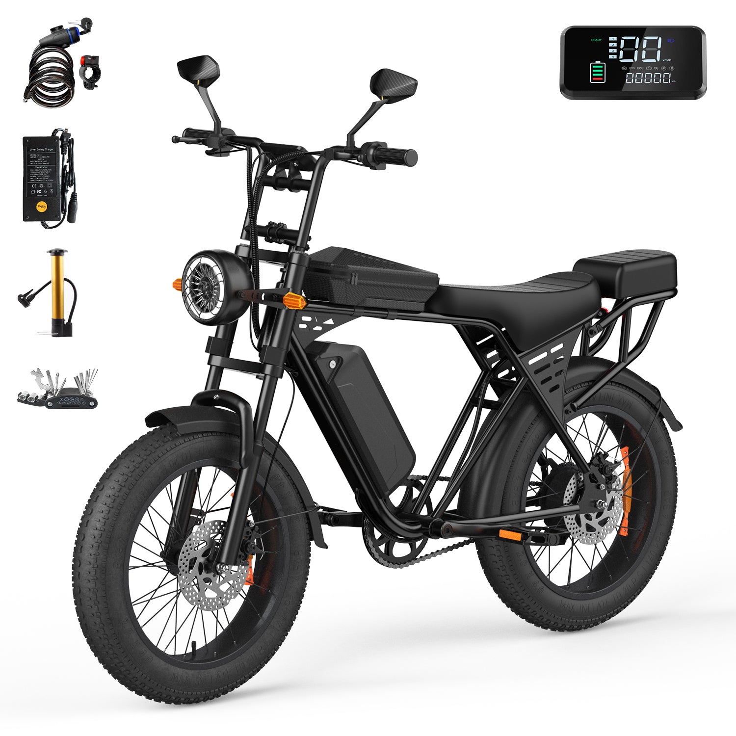 Aairsk X5 Electric Bike Fat Tire Electric Bike 750W 48V 15Ah
