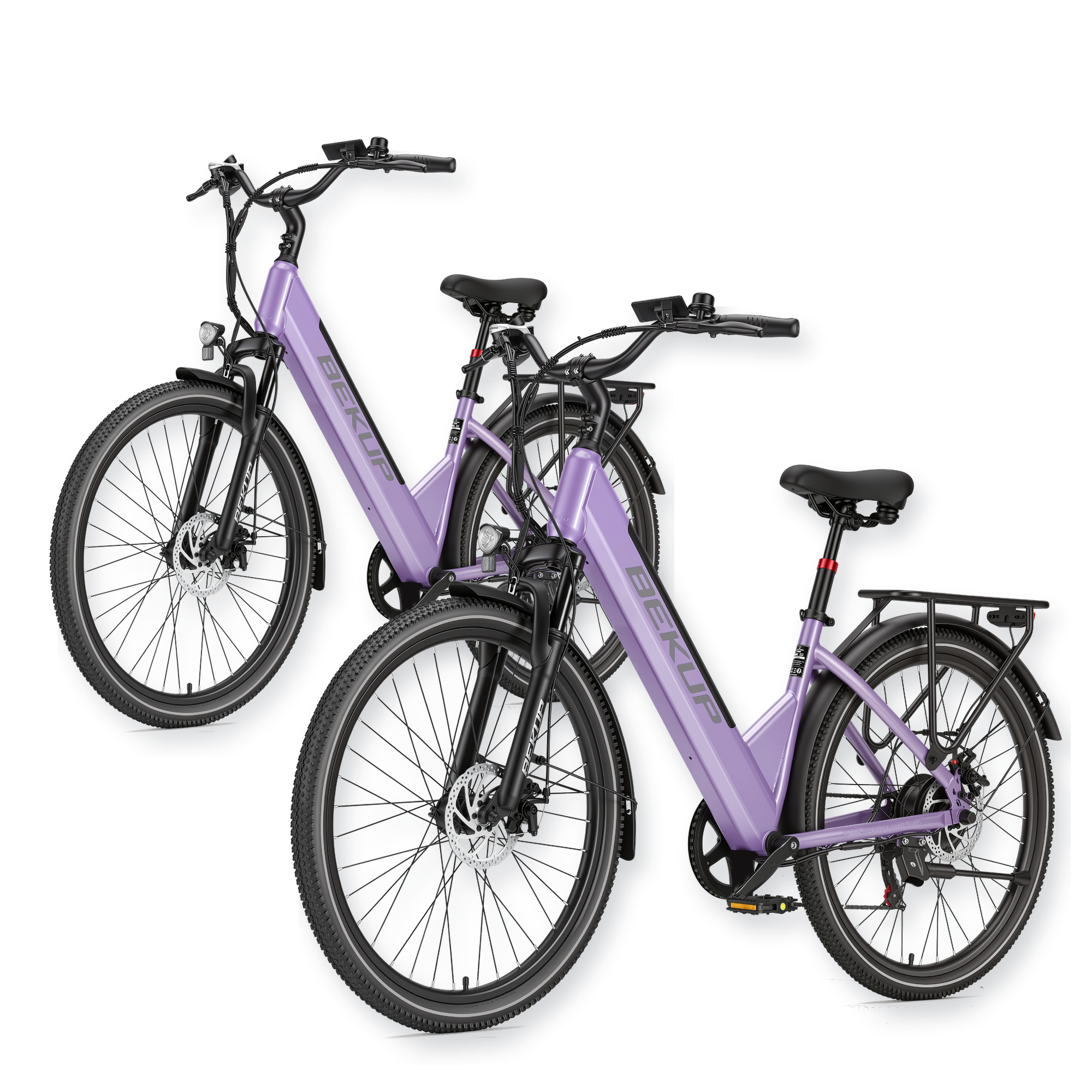 BEKUP V1 26" Step-Through City Electric Bike 2-Pack 250W 36V 14.5Ah