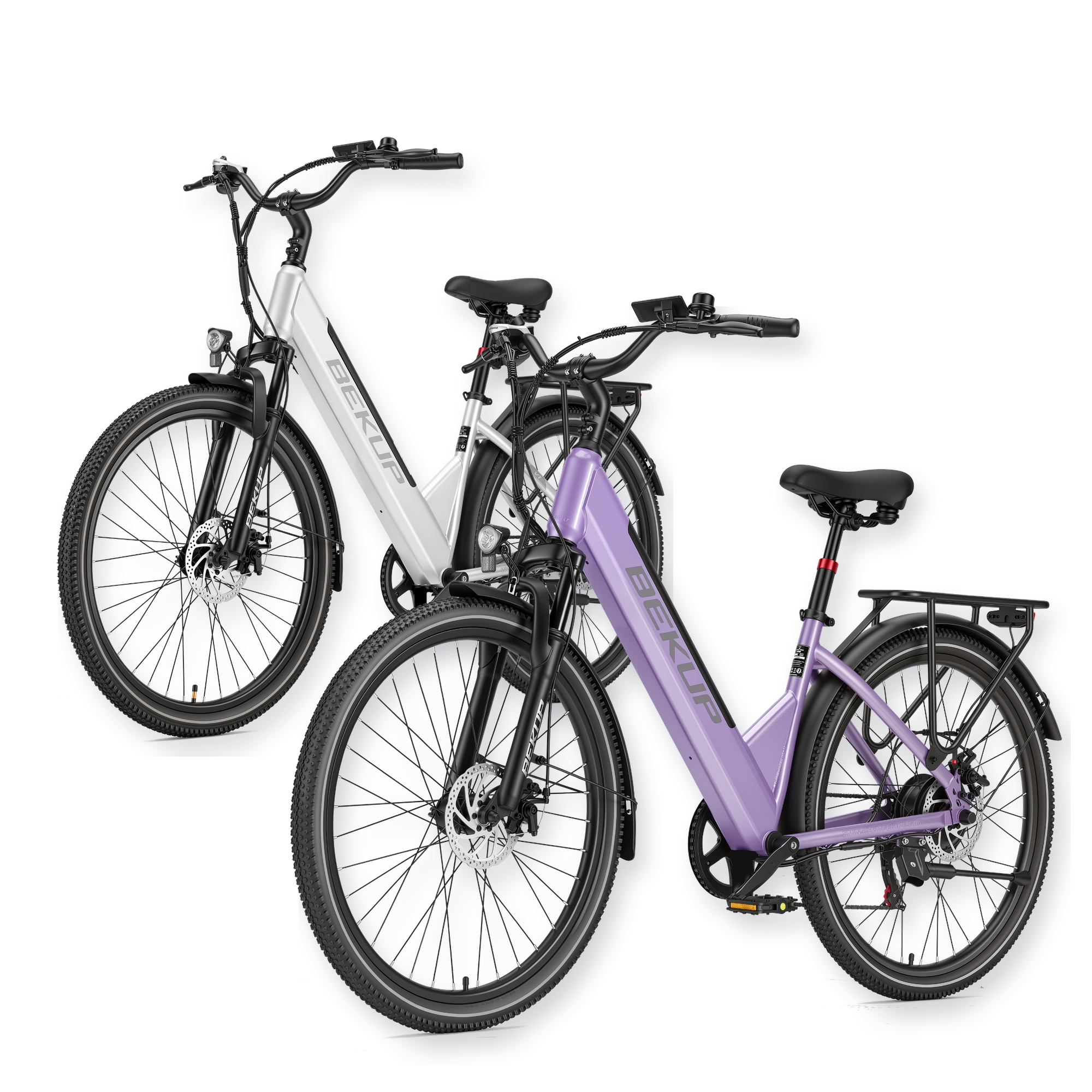 BEKUP V1 26" Step-Through City Electric Bike 2-Pack 250W 36V 14.5Ah