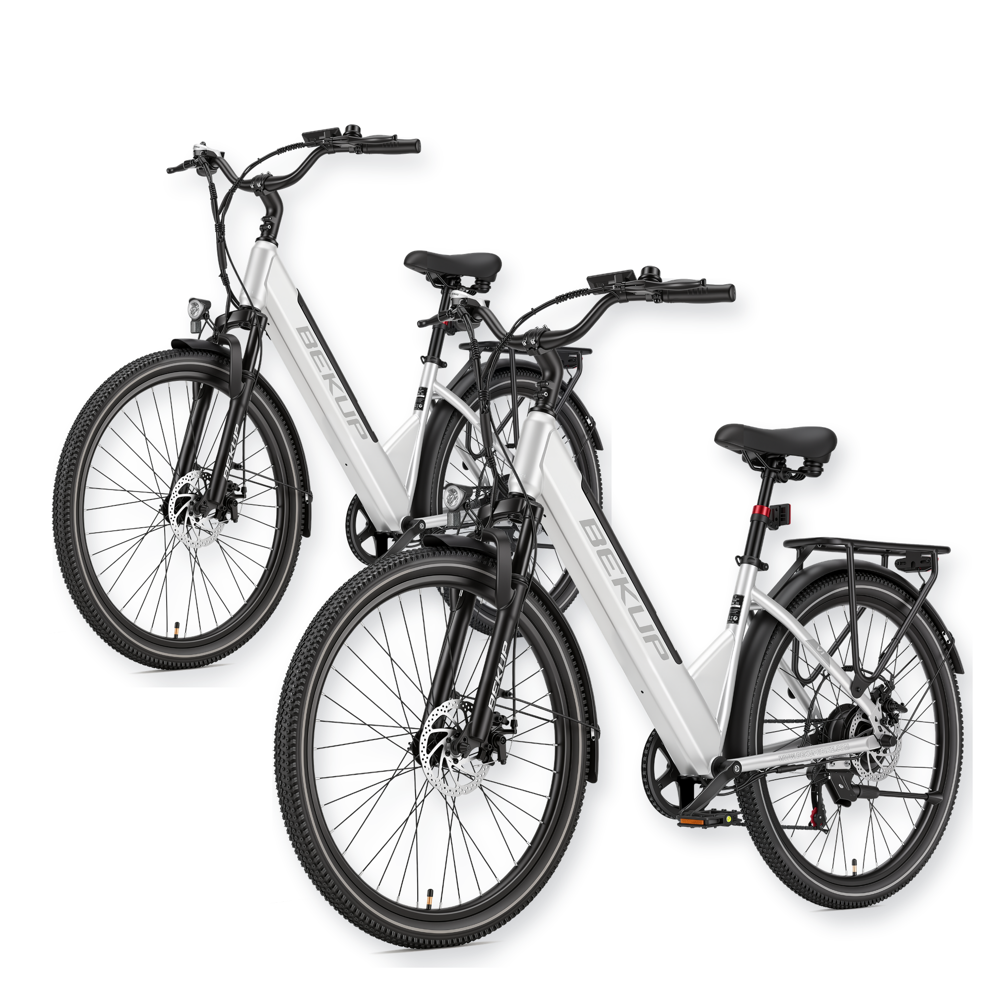 BEKUP V1 26" Step-Through City Electric Bike 2-Pack 250W 36V 14.5Ah