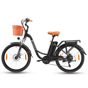 36V electric bike, black