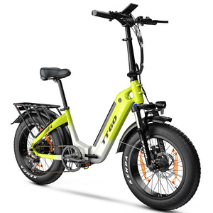ttgo green Foldable Electric Bike