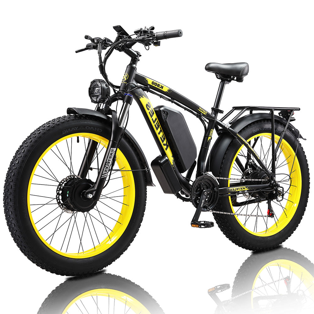 Electric Bike For Adults K800 Yellow