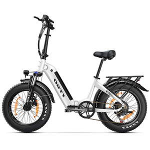 ttgo step-thru Electric Bike white