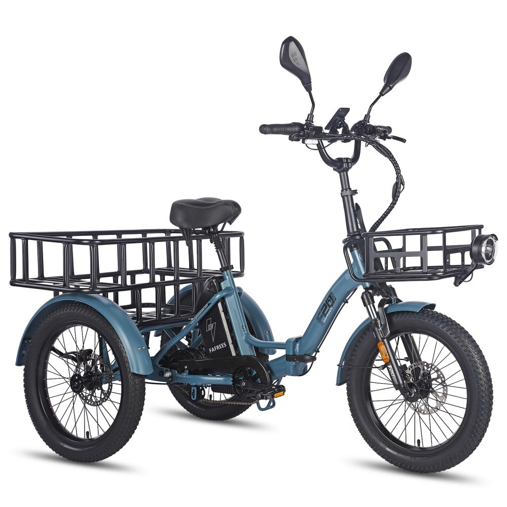 Fafrees F20Mate cargo ebikes gray with basket