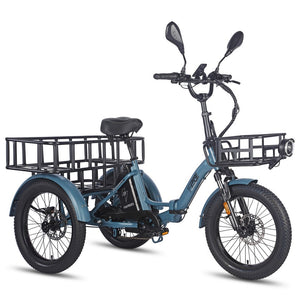 Fafrees F20Mate cargo ebikes gray with basket