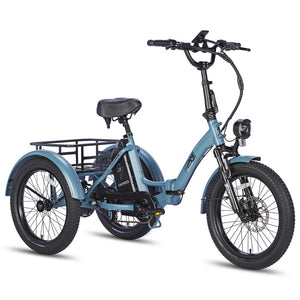 Fafrees F20Mate cargo electric tricycles 18.2Ah blue