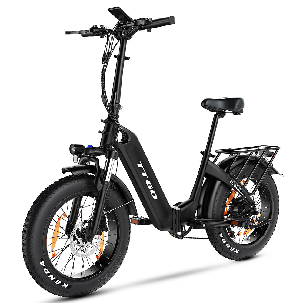 20inch foldable adult electric bikes black