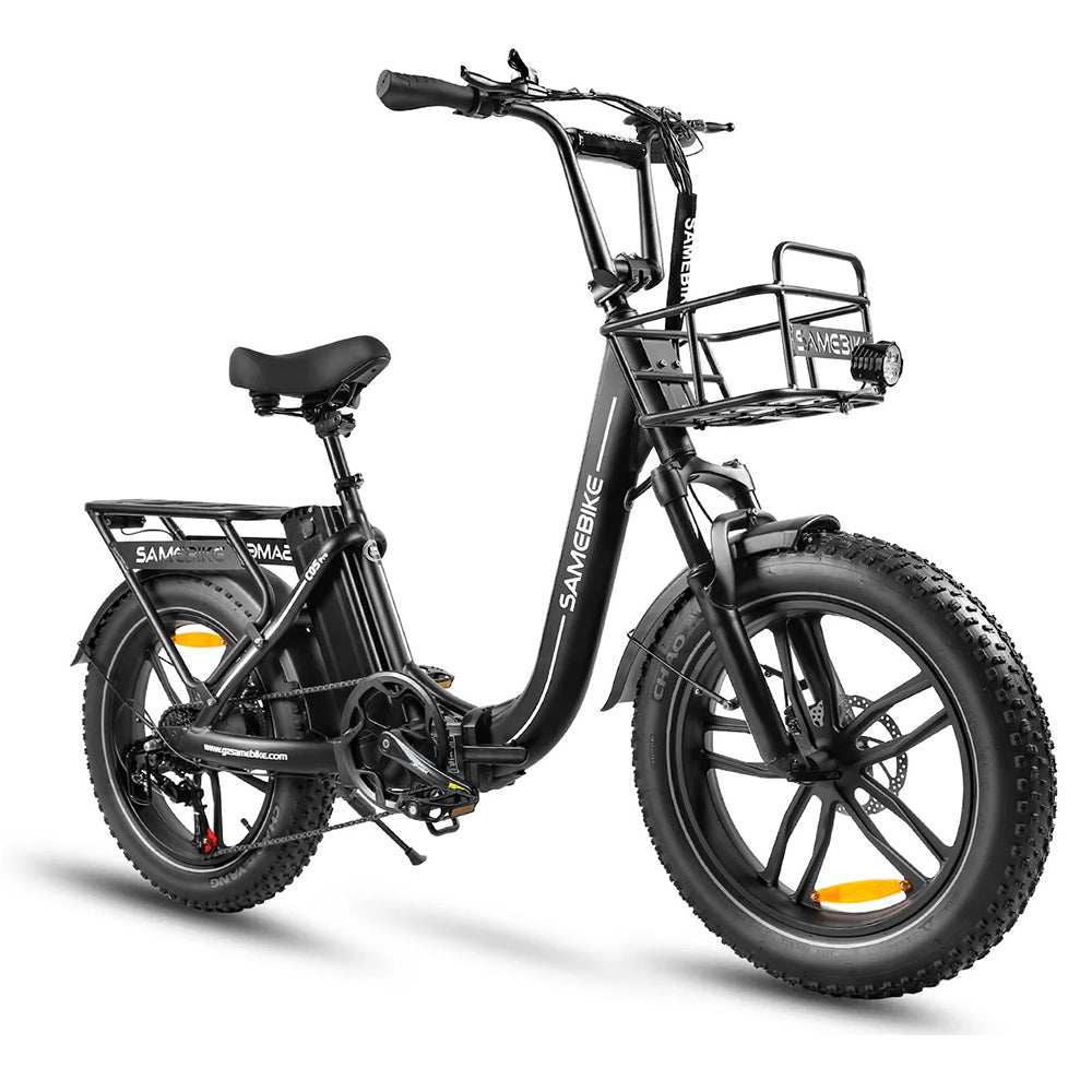 Samebike C05 Pro Step-through Foldable Fat Tire Ebike Black