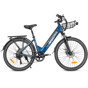 Samebike RS A01 Pro T Blue Urban Electric Bicycle