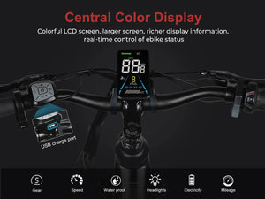 Samebike RS-A01 Pro T City Electric Bike Color Display