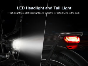 Samebike RS-A01 Pro T City Electric Bike LED Light