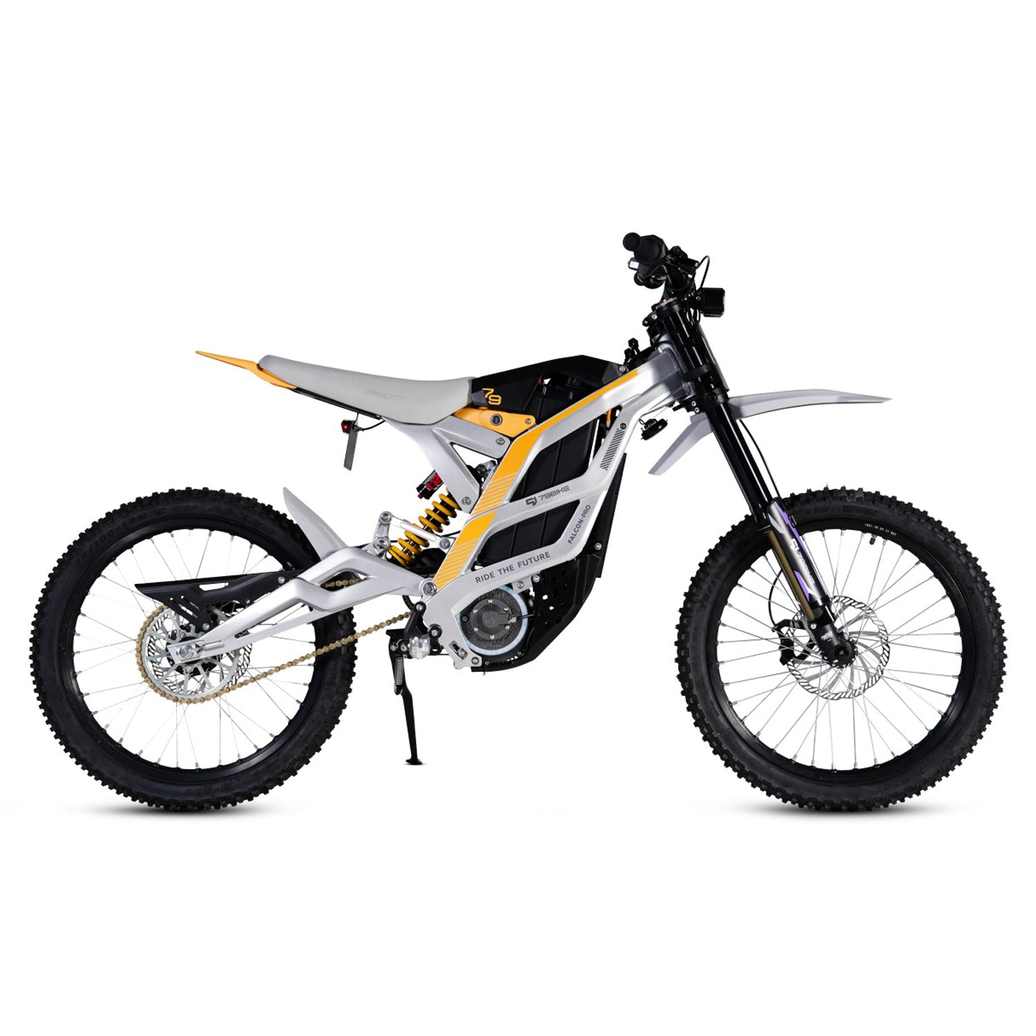 Side view of the 79bike electric pit bike