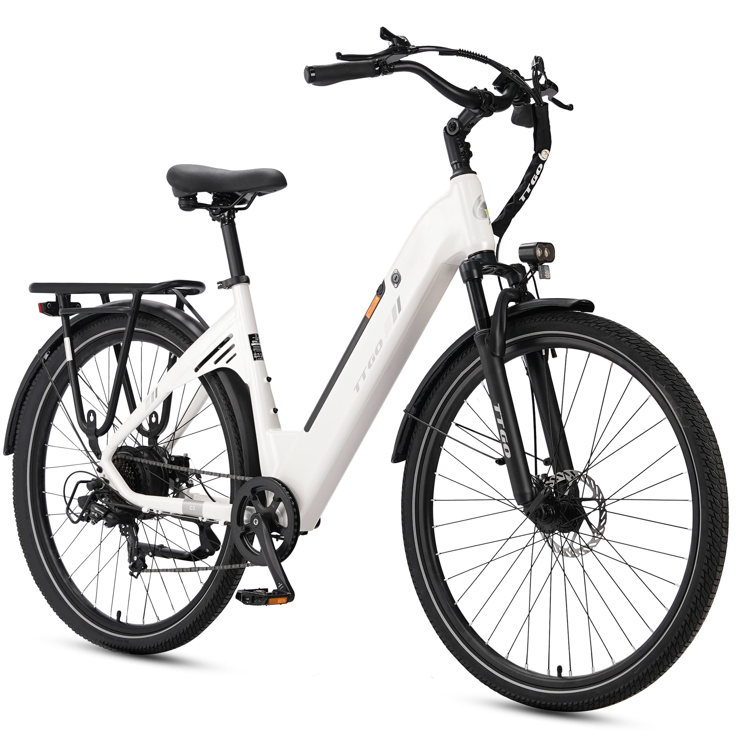 TTGO C3 SE 28" Electric City Bike 250W 36V 18Ah Shimano 7-Speed Up to 120KM Range