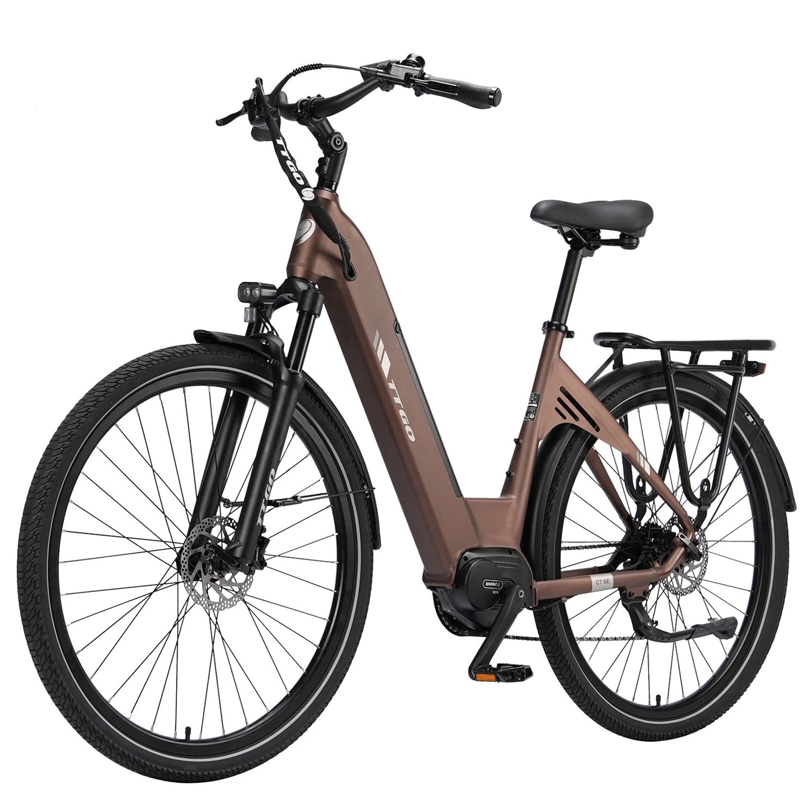 TTGO C7 SE Mid-Drive Electric Bike 250W 36V 18Ah Torque Sensor Up to 150KM Range