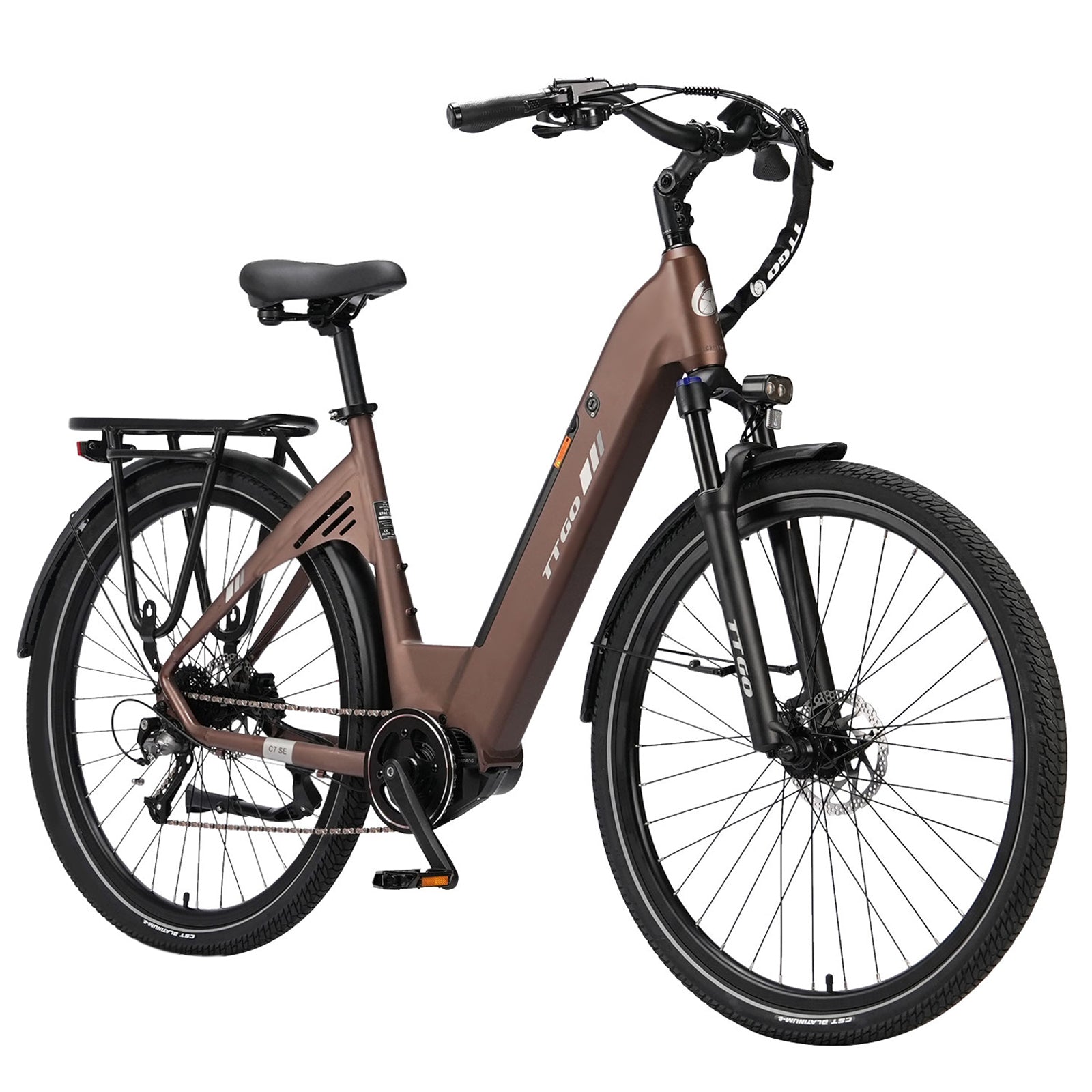 TTGO C7 SE Mid-Drive Electric Bike 250W 36V 18Ah Torque Sensor Up to 150KM Range