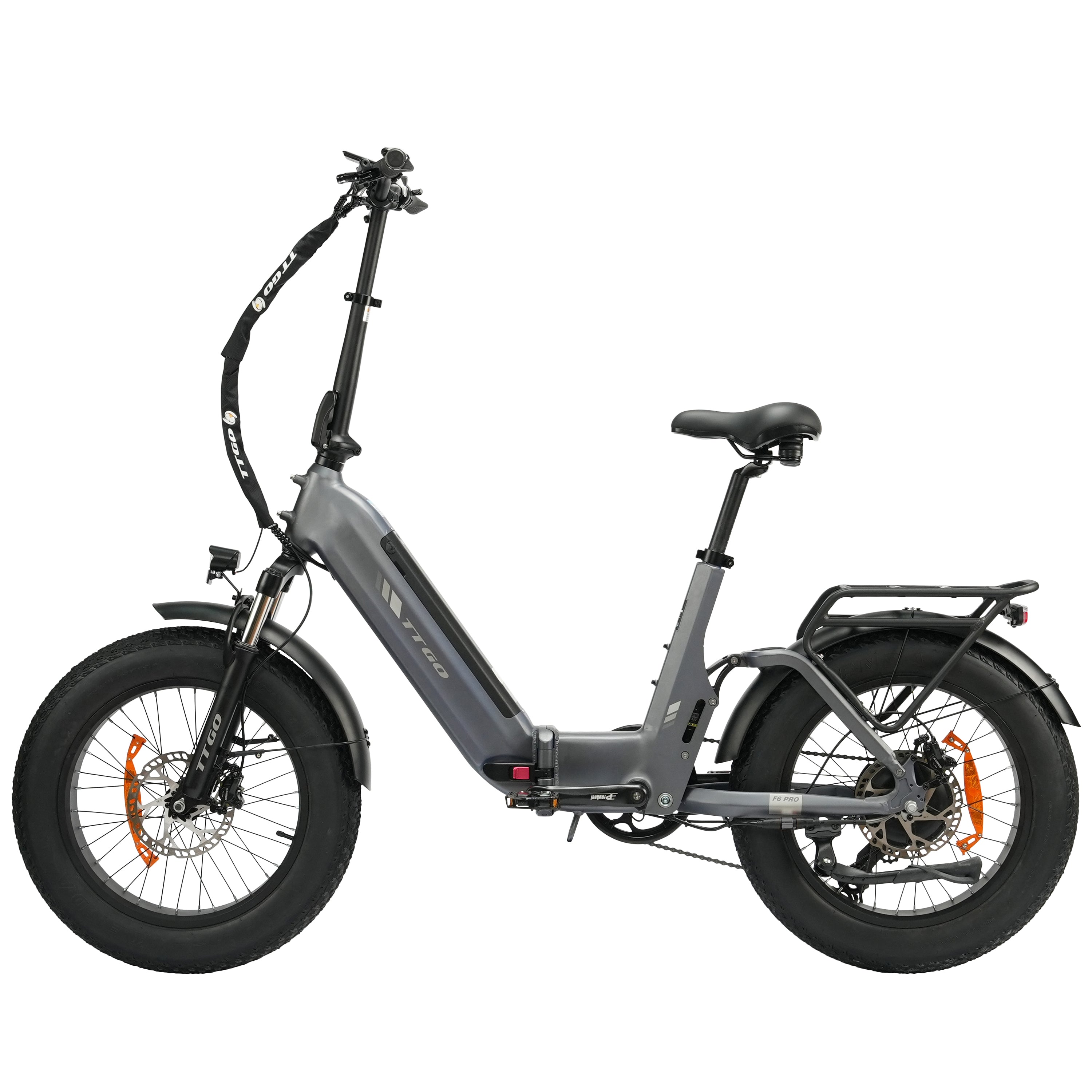 TTGO F6 Pro 20" Fat Tire Electric Bike 48V 18Ah Up to 150KM Range Hydraulic Brakes
