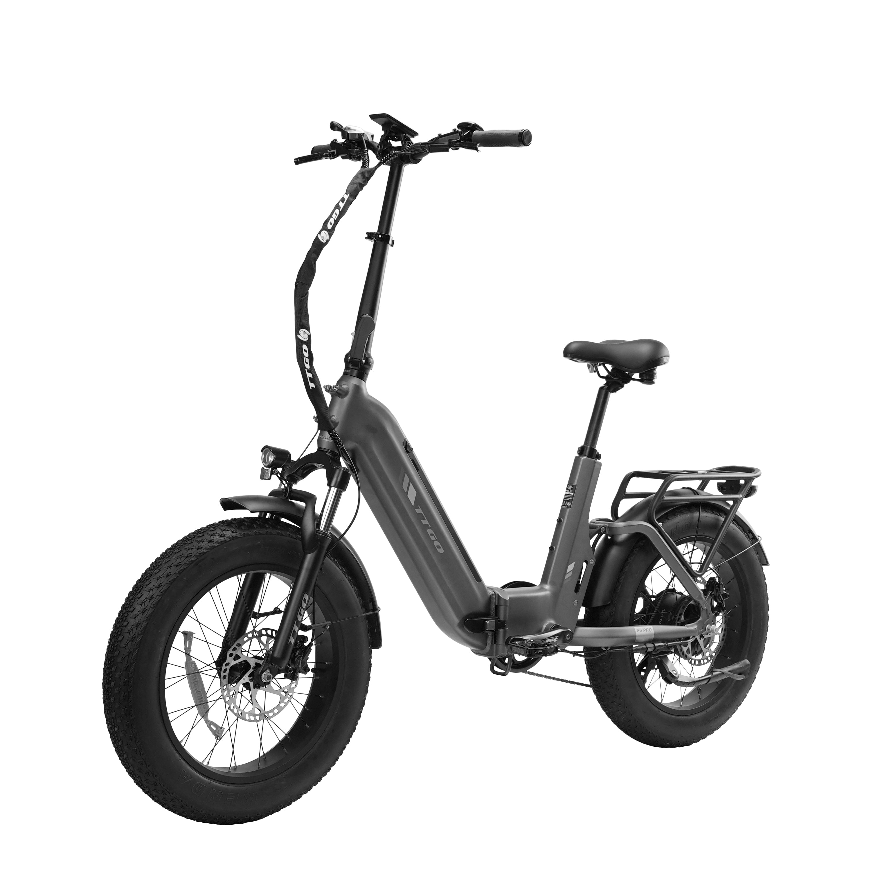 TTGO F6 Pro 20" Fat Tire Electric Bike 48V 18Ah Up to 150KM Range Hydraulic Brakes