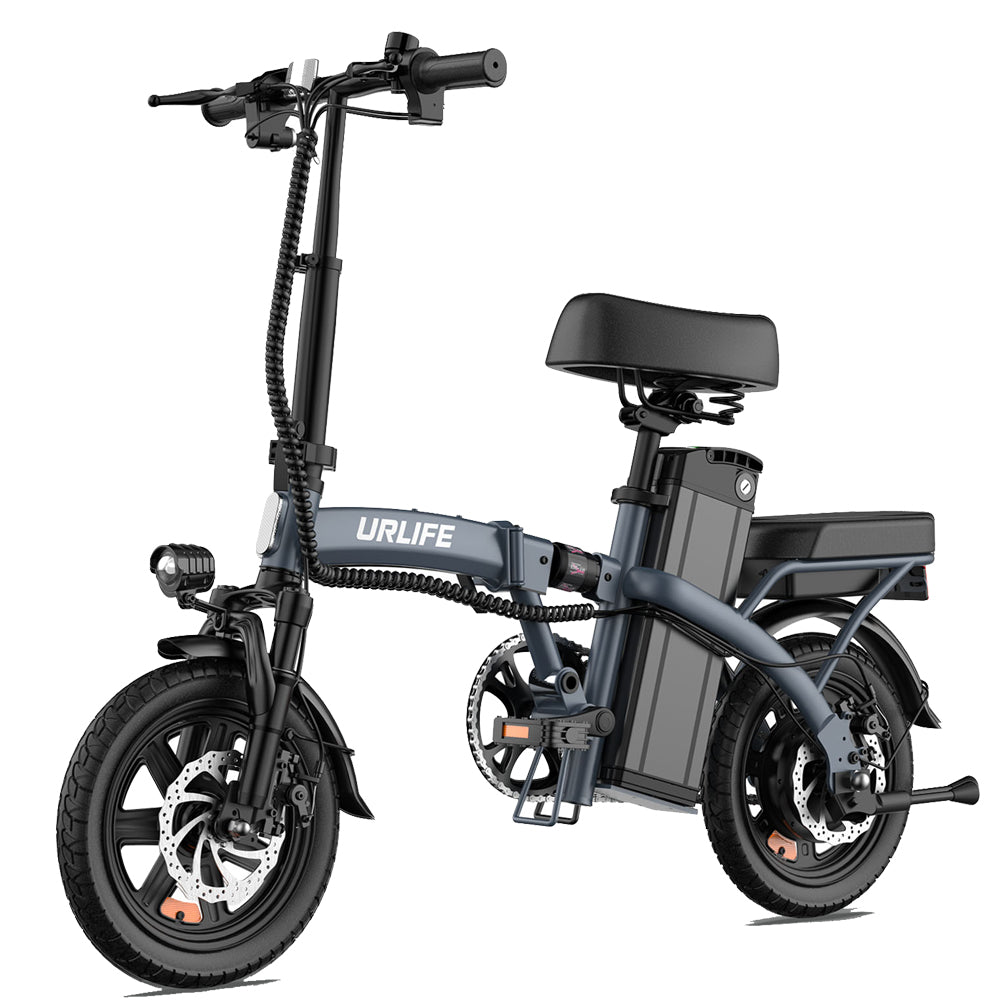 URLIFE F1L 14 Inch Foldable Electric Bike Gray
