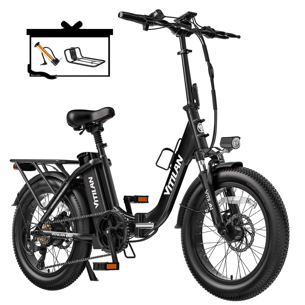 Vitilan U3 Foldable Electric Bike 1056W 48V 13Ah