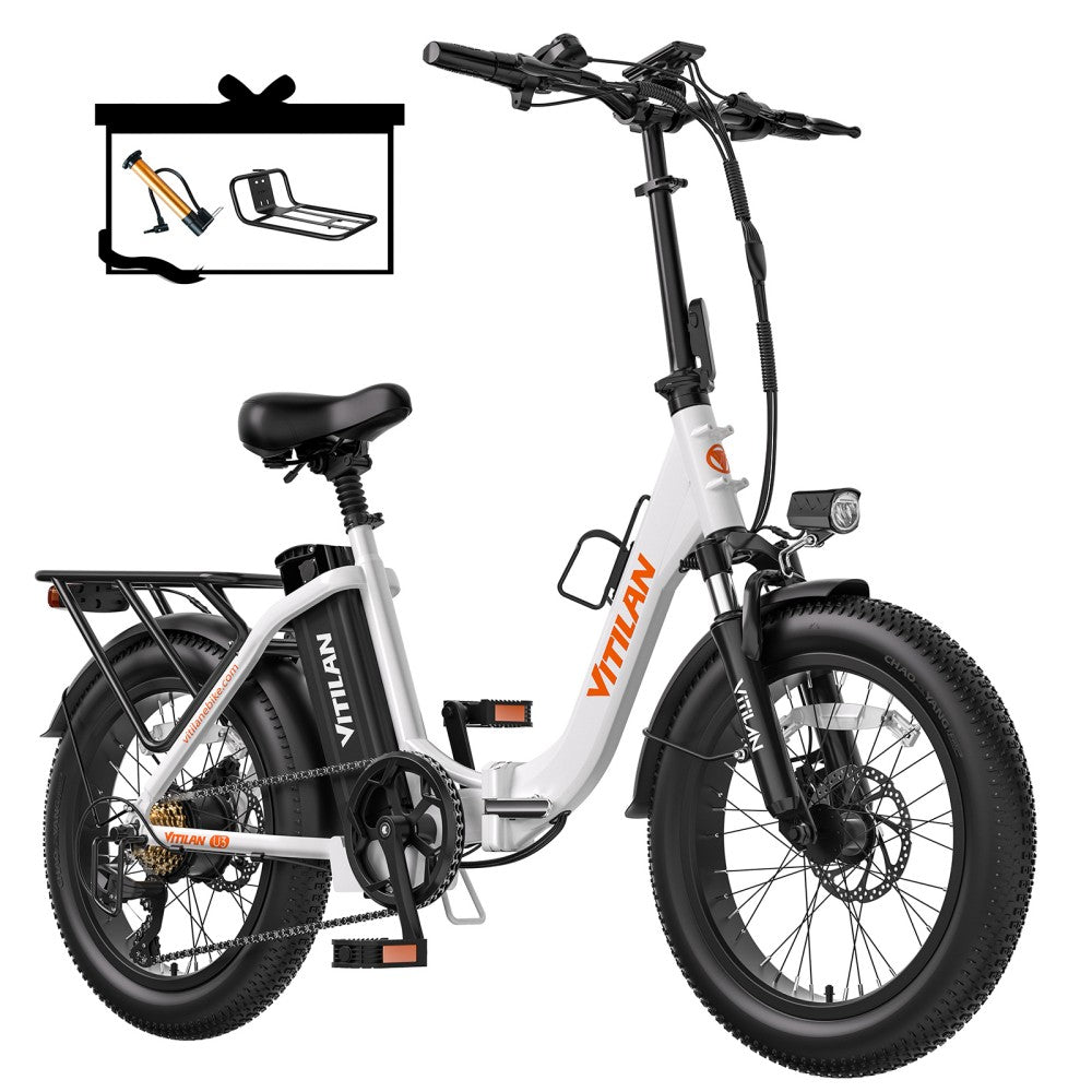 Vitilan U3 Foldable Electric Bike 1056W 48V 13Ah