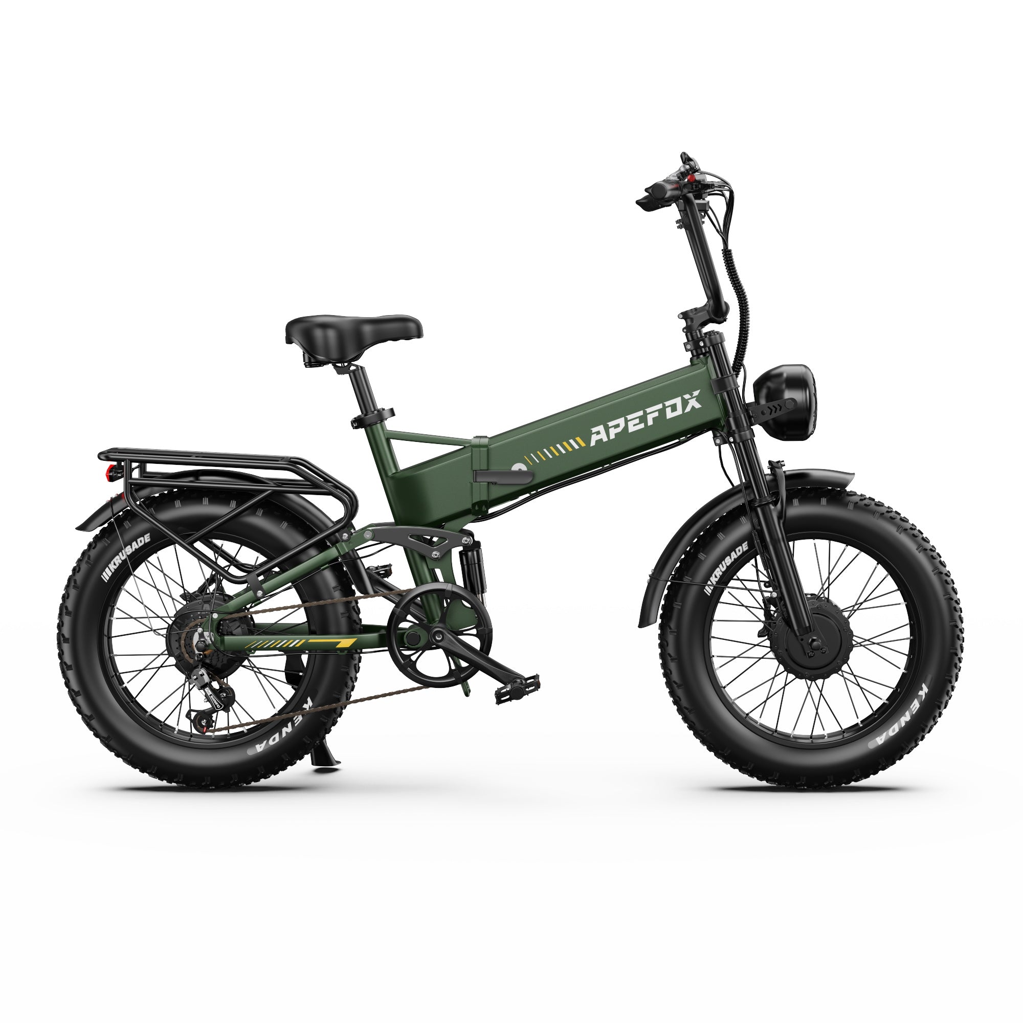 APEFOX RH20 20" Folding Fat Tire Electric Bike Dual 750W