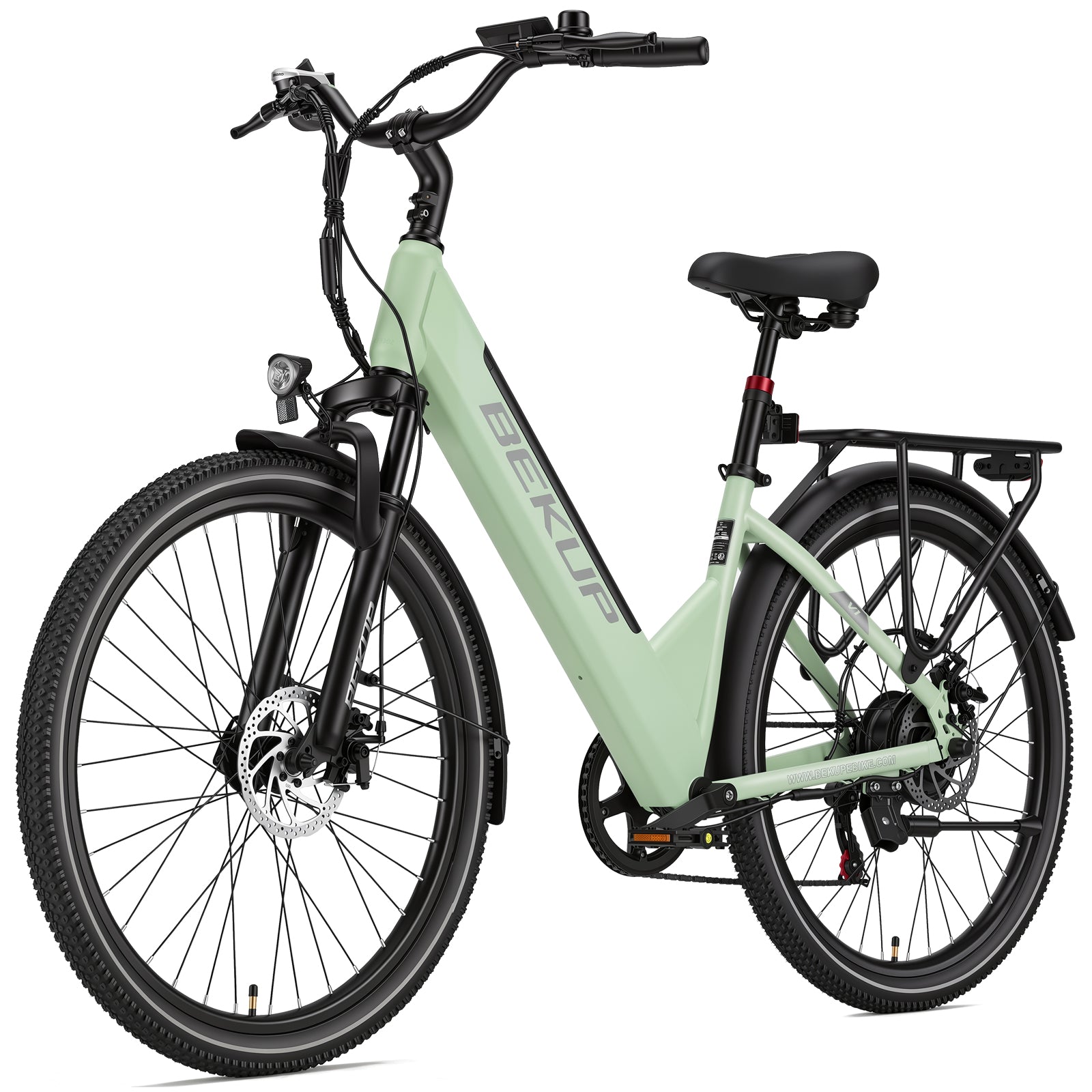 BEKUP V1 26" Step-Through City Electric Bike 250W 36V 14.5Ah