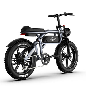 c8 electric bike moped design side view