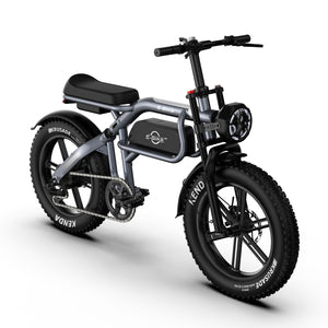 c8 moped electric bike frame seat detail