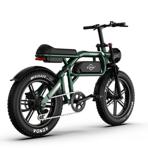 c8 moped style electric bike fat tire