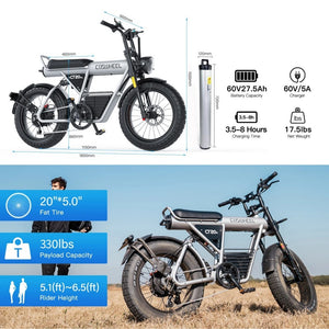 coswheel ct20s 20inch electric bike