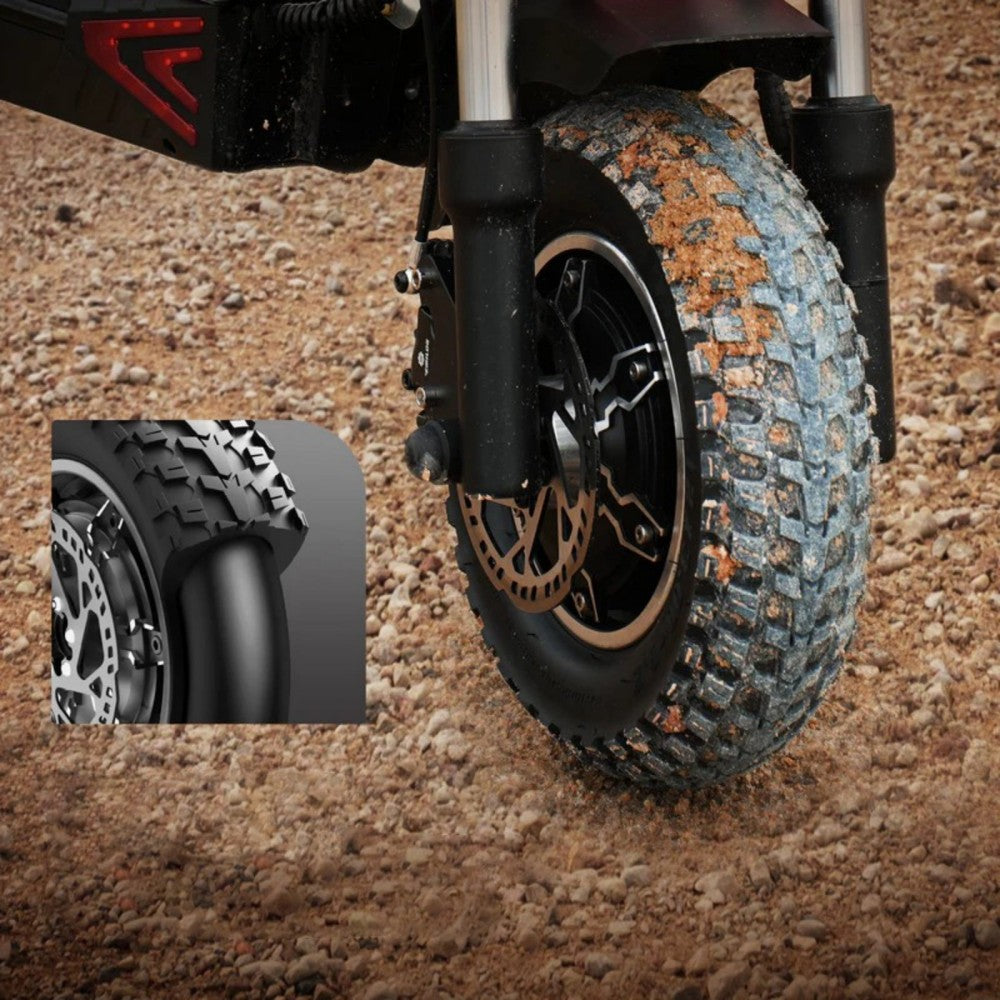 dual motor electric scooter ix8 with 12inch tires