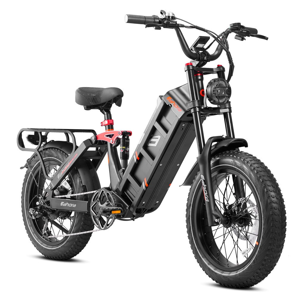 eAhora Juliet III Doppelmotoriges Elektrofahrrad 2000W 52V 60Ah – Tabvelo