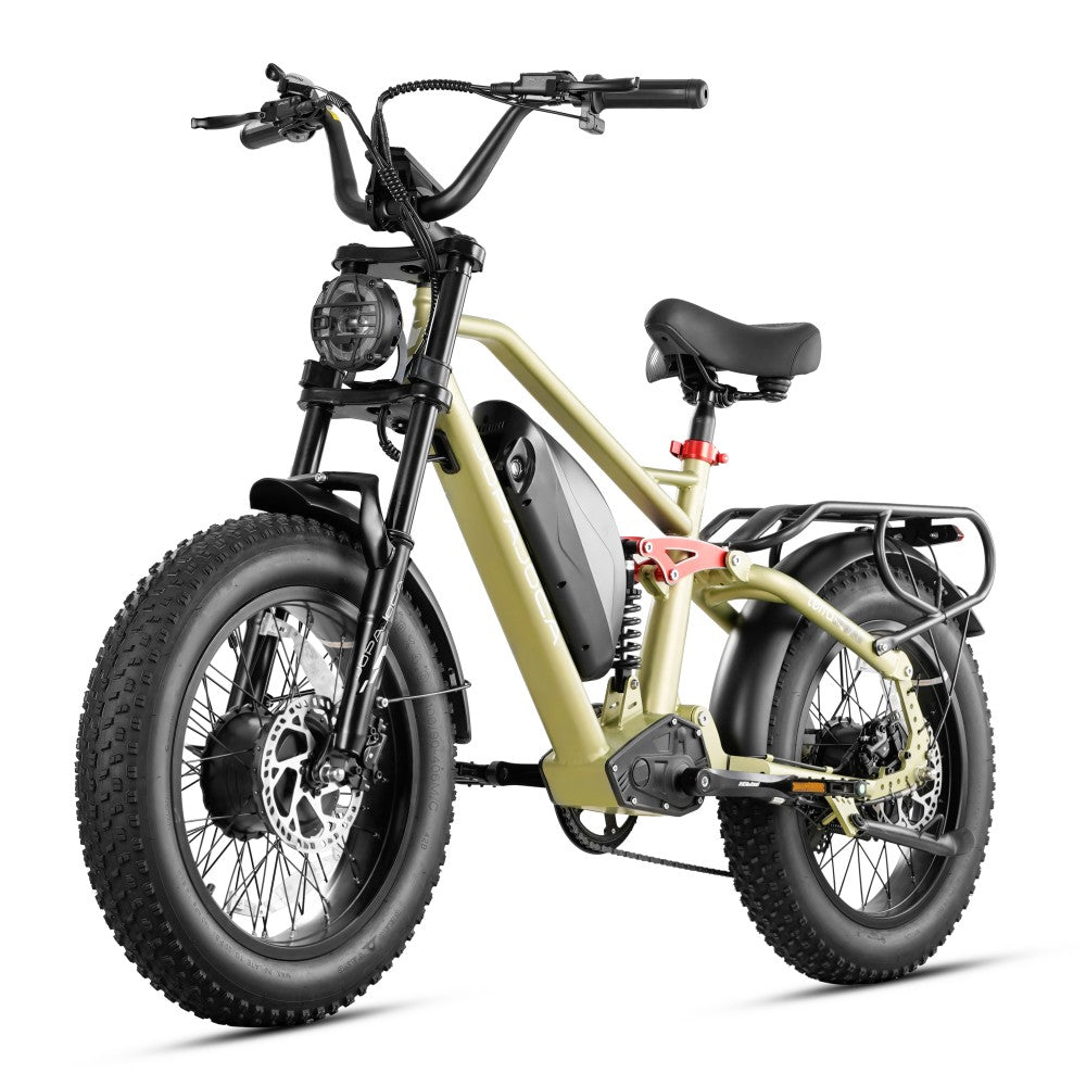 eAhora TERRAII Electric Mountain Bike yellow
