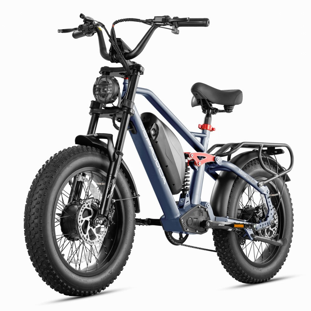 eAhora fat-tire Electric Bike blue
