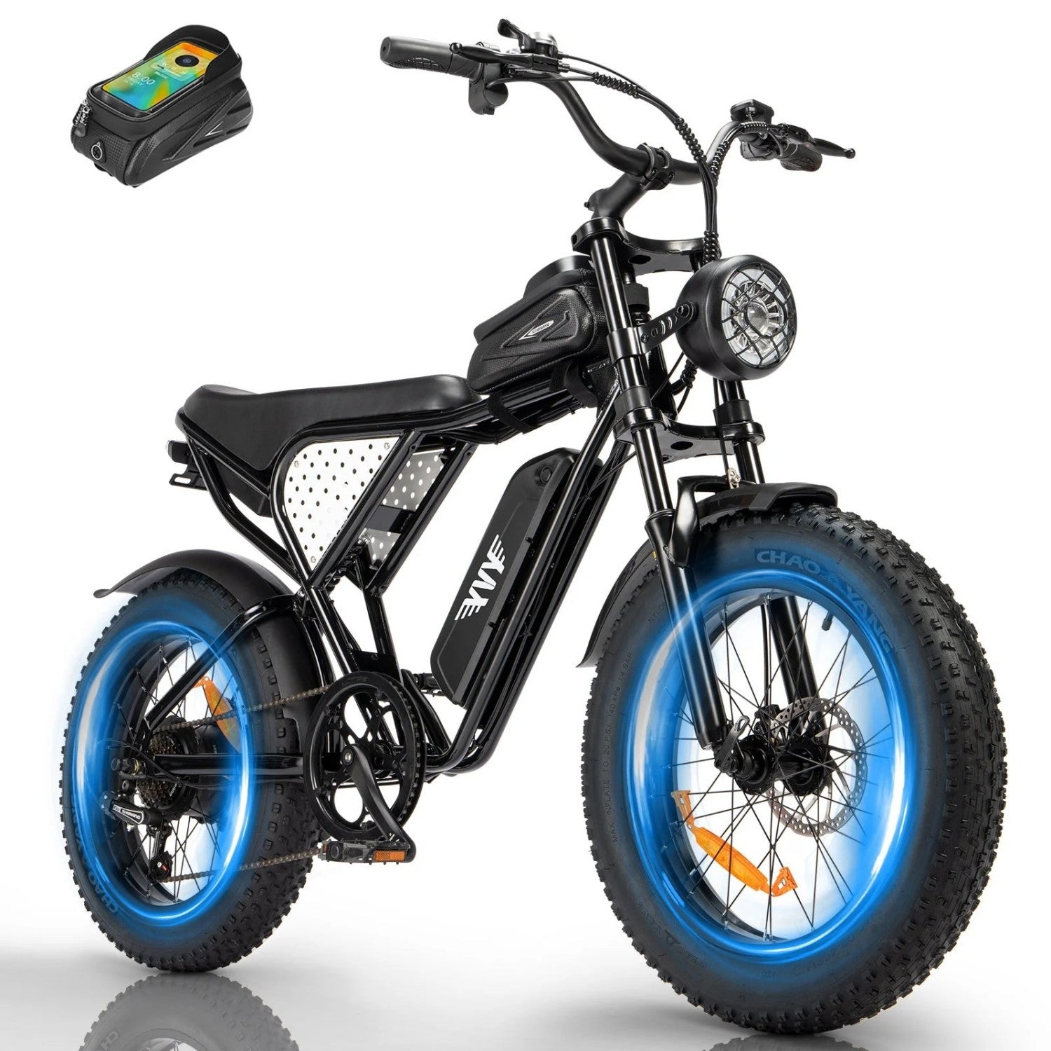 YVY C20 Lite 1000W Full Suspension Fat Tire Electric Bike