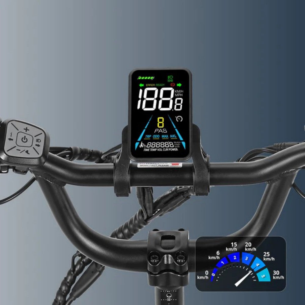 fat tire cargo Electric bike fafrees f20 mate colorful display