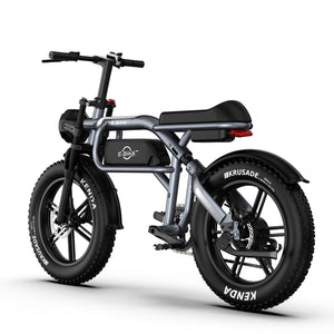 fat tire electric bike c8 close up