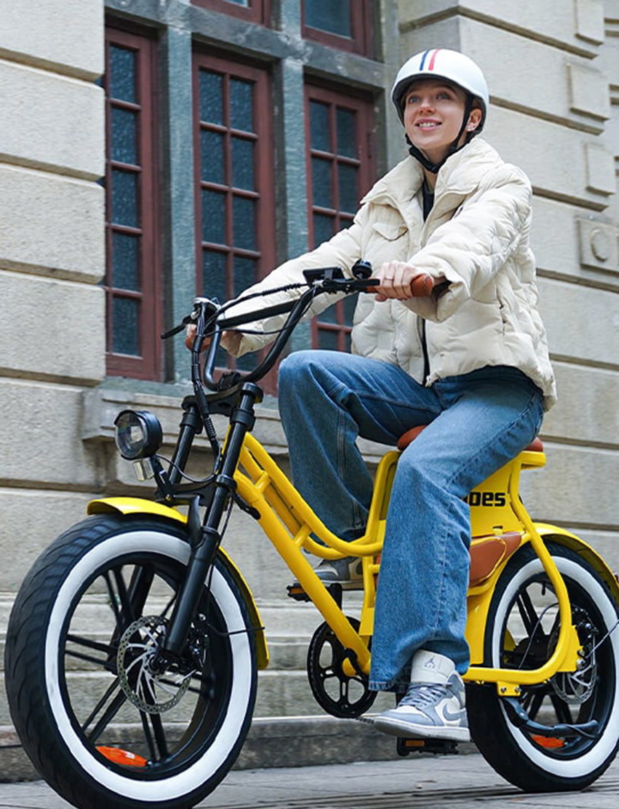 hidoes c8 electric bike yellow
