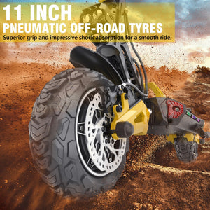 iE ES60 elektrische scooter 11 inch off-road types