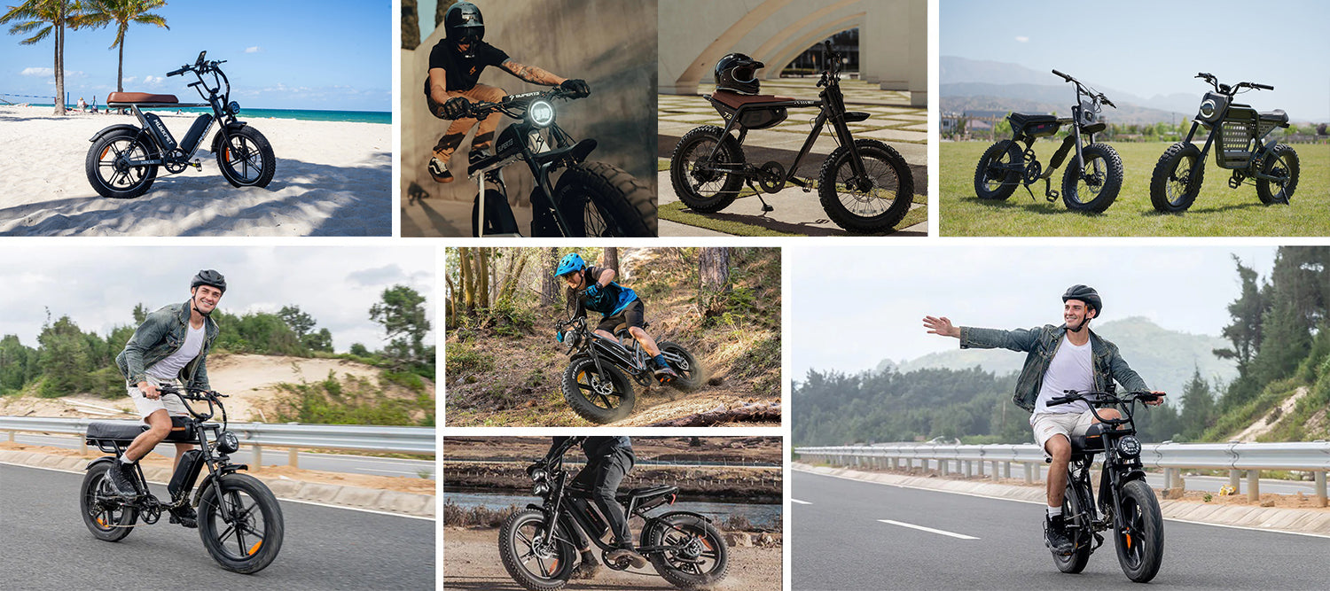 moped style ebike collection