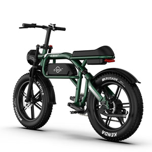 moped style electric bike c8 retro look