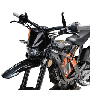Black and orange sur-ron pit bike light