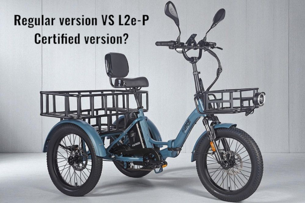 Fafrees F20 Mate Trike vs. F20 Mate L2e‑P: Stability Meets Speed in Cargo E‑Bikes