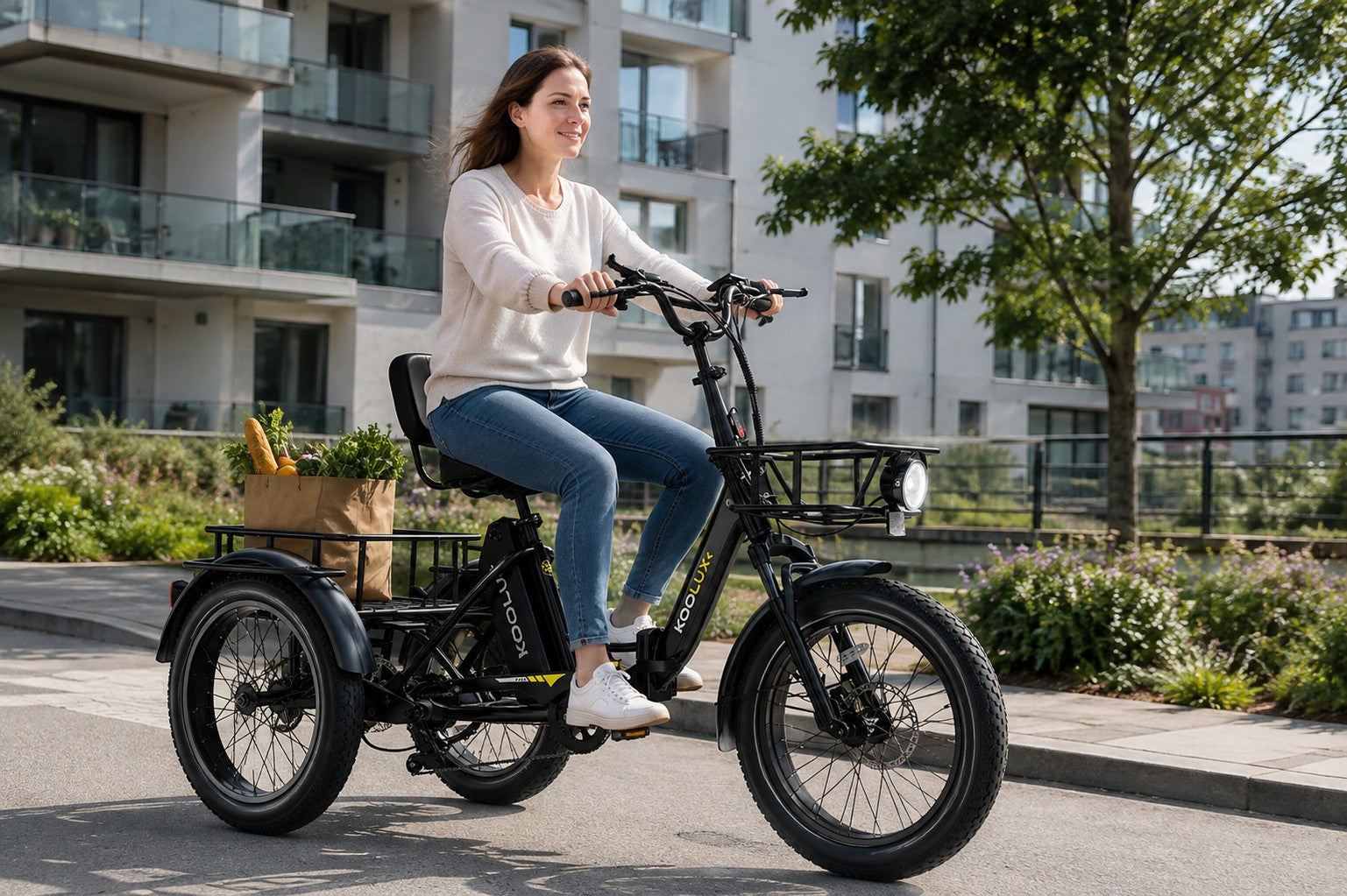 KOOLUX X13 Electric Cargo Tricycle Review: Stable Everyday Utility E-Bike