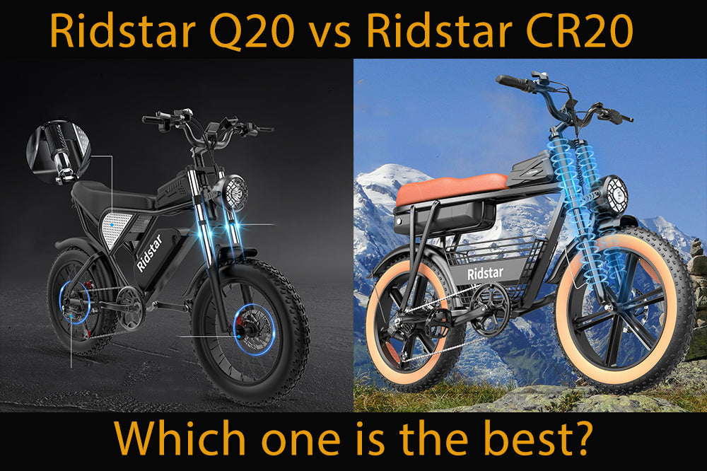 Ridstar Q20 vs Ridstar CR20 : Which Electric Bike Should You Buy?
